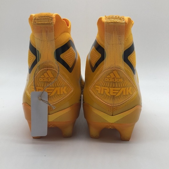 Mens adidas PrimeKnit Boost Ultra Freak 22 Football Cleats Gold GZ0469 - Picture 4 of 4